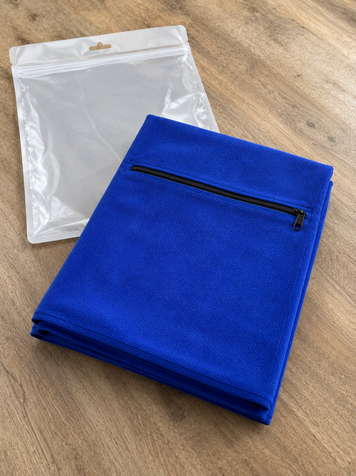 Serviette de sport avec rangement intégré